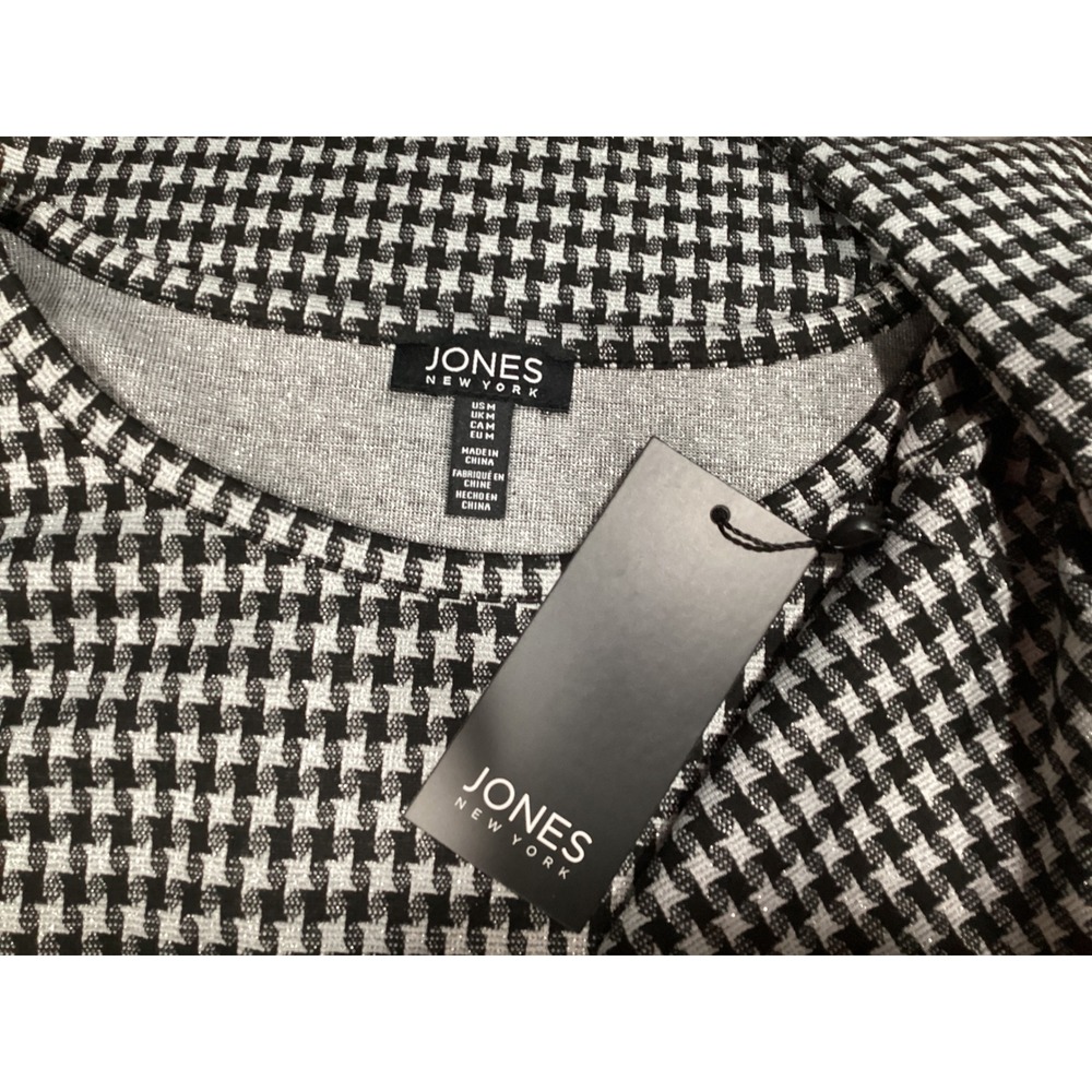 Womens Gingham Print Long Sleeve Top Casual Chic Style Blouse - Picture 3 of 3